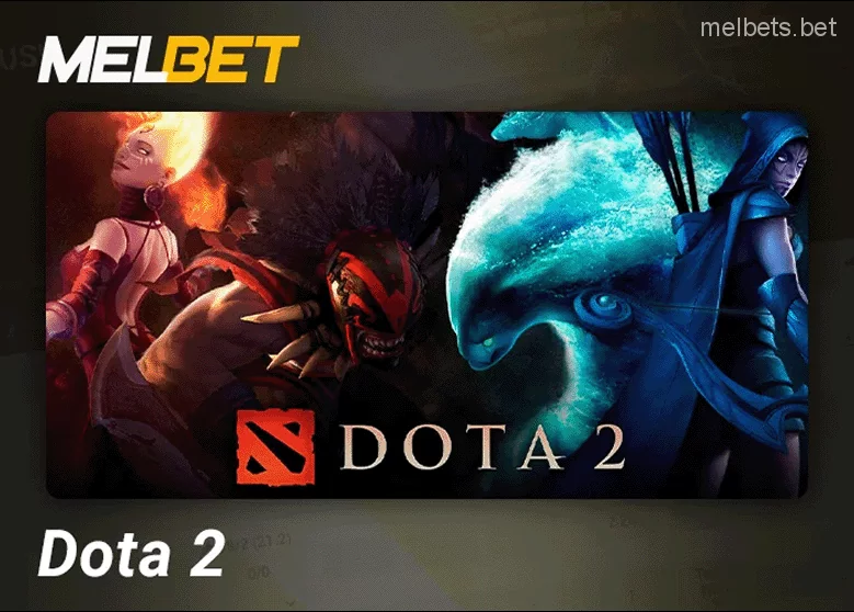 Betting on Dota 2 matches at Melbet bookmaker